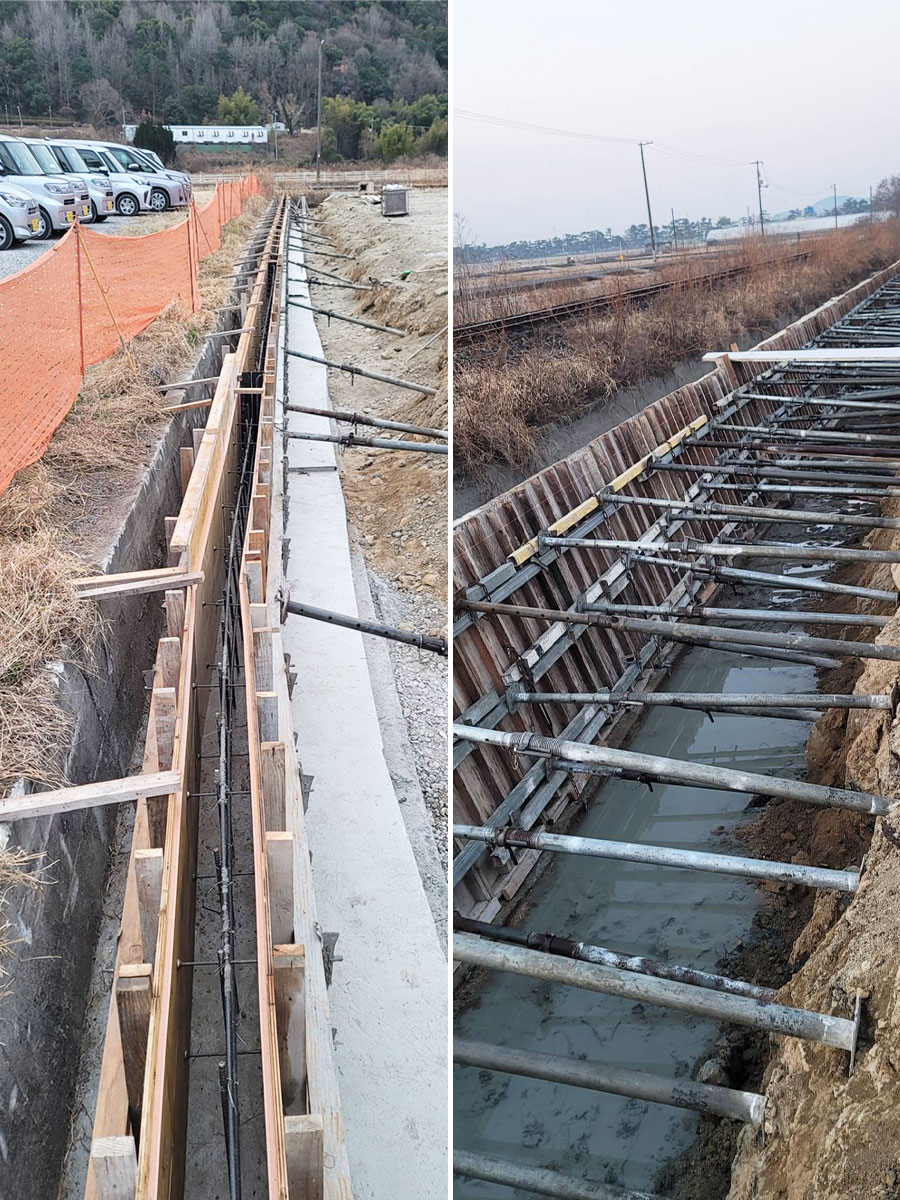 岡山市内　某スーパー　造成工事